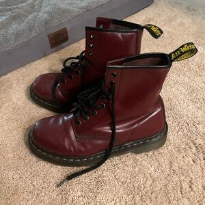 Women’s Maroon Doc Martens Size 7